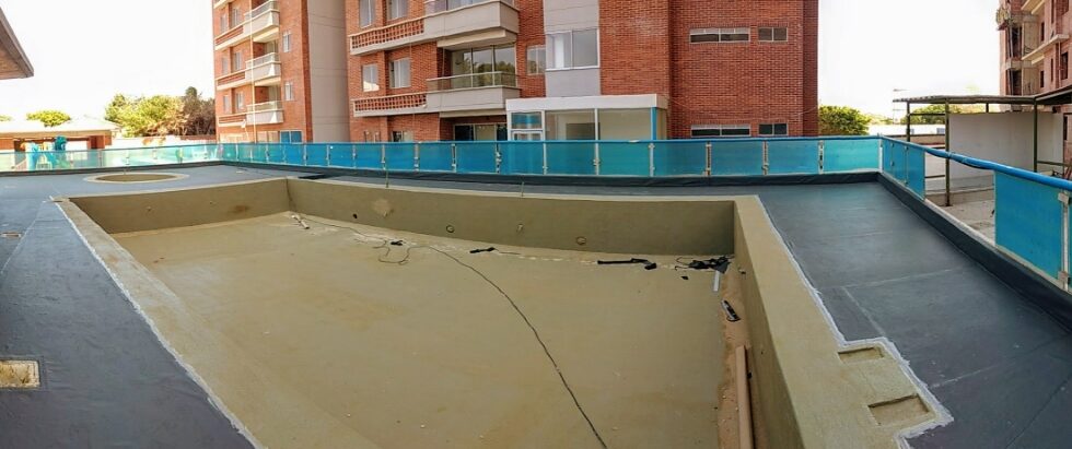 Impermeabilizacion Piscina Poliurea En Caliente Gsa Ingenieria