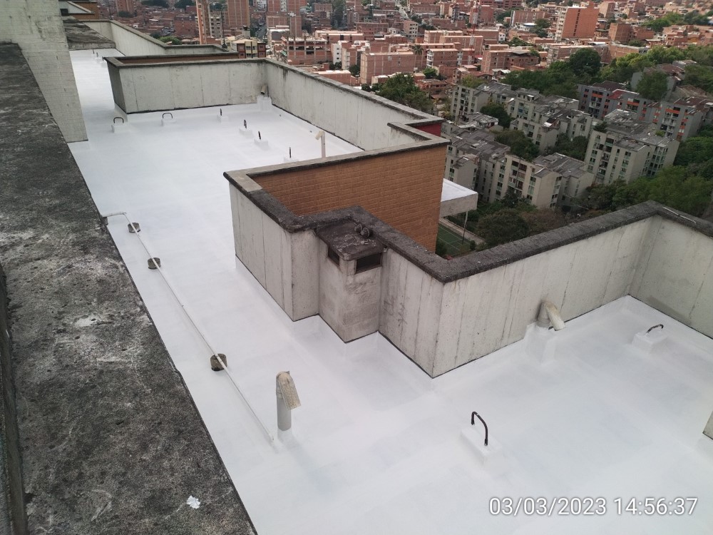 Impermeabilización acrílica con Sikafill