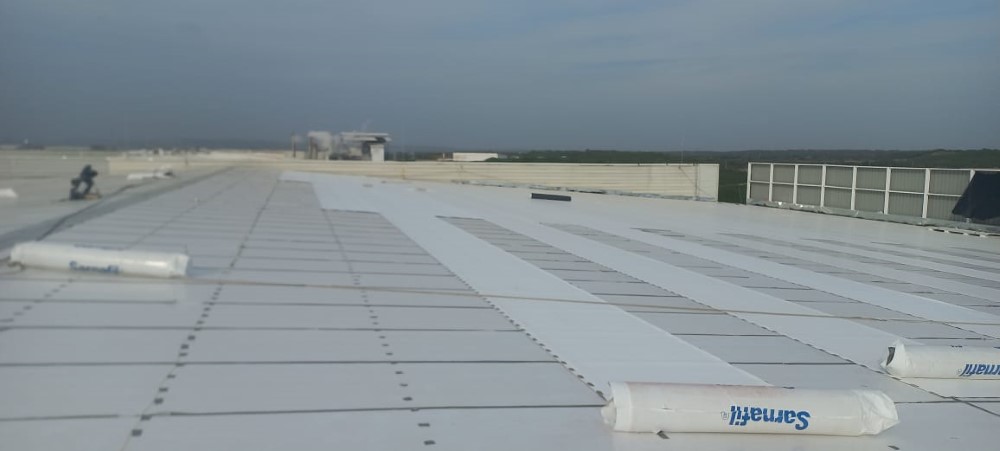 Impermeabilización TPO — detalle