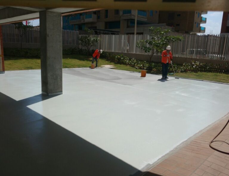 Impermeabilización de parqueadero con poliurea: parqueadero – registro de obra 3, Barranquilla