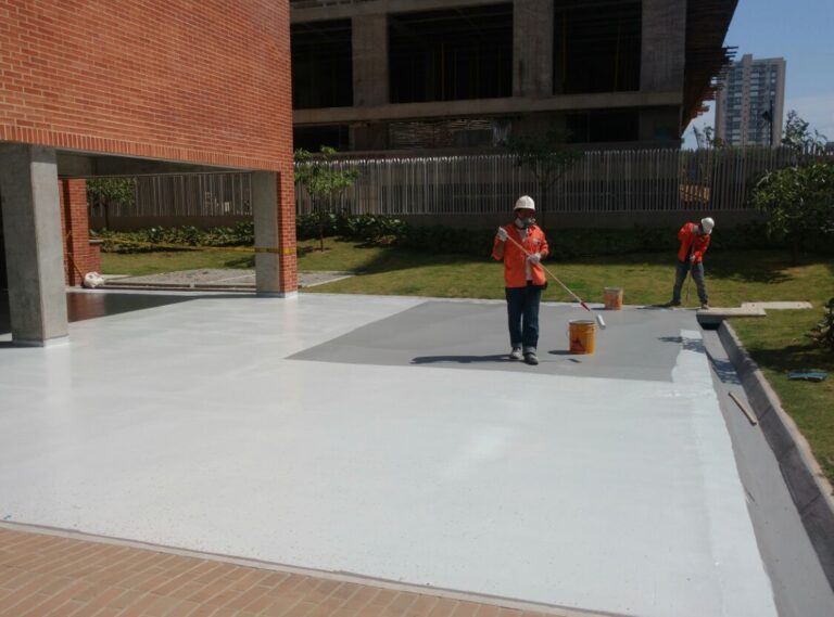 Impermeabilización de parqueadero con poliurea: parqueadero – registro de obra 2, Barranquilla