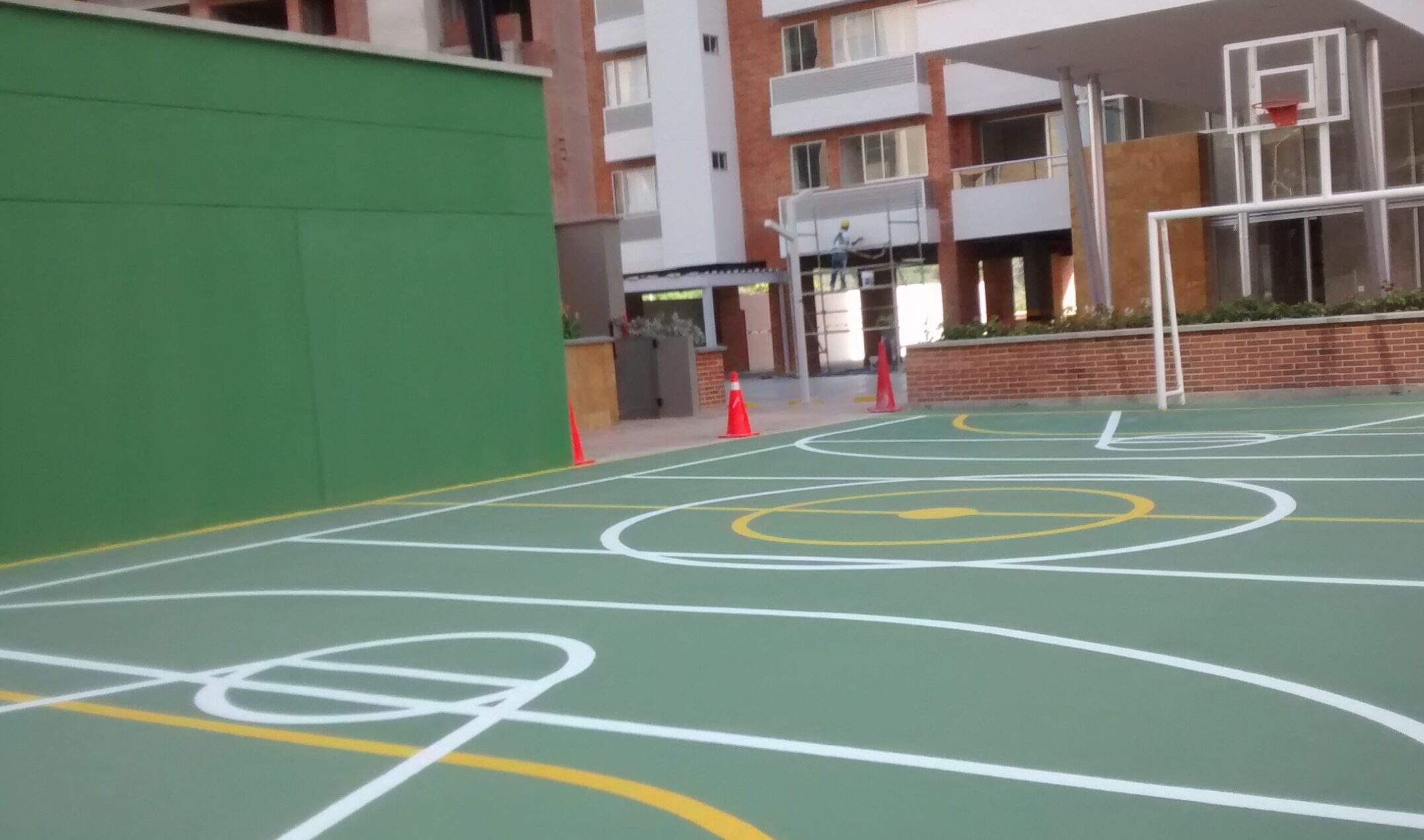 Piso Cancha Deportiva – Recubrimiento Piso y Demarcacion