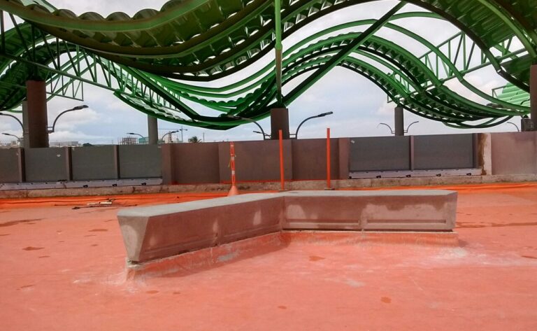 Impermeabilización con membrana PVC antirraíz: cubierta – registro de obra 4, Barranquilla
