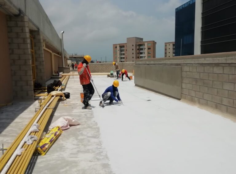 Impermeabilización con poliuretano: cubierta – registro de obra 11, Barranquilla