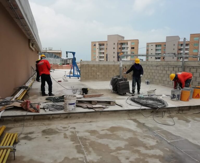 Impermeabilización con poliuretano: cubierta – registro de obra 10, Barranquilla