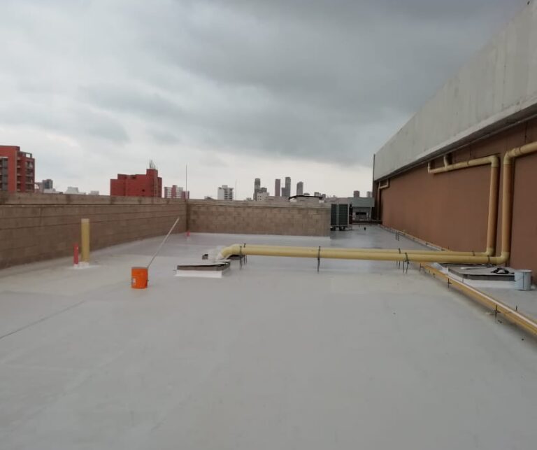 Impermeabilización con poliuretano: cubierta – registro de obra 7, Barranquilla