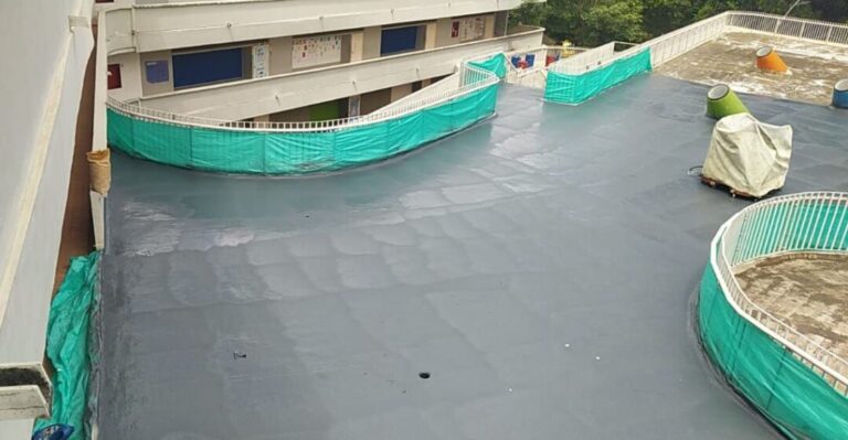 Impermeabilización con poliurea en caliente: cubierta – registro de obra 4, Floridablanca