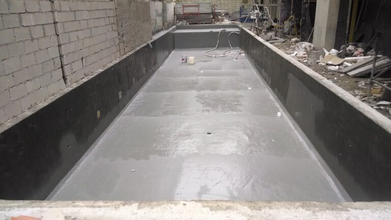 Impermeabilización con poliurea en caliente: vaso de piscina – registro de obra 4, Barranquilla