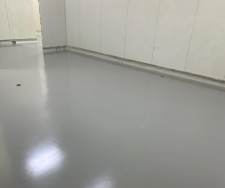 Piso de poliuretano cemento: piso de producción – registro de obra 2, Barranquilla