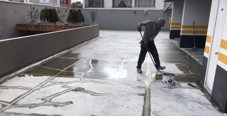 Impermeabilización de plataforma vehicular con poliurea: plataforma vehicular – registro de obra 2, Bogotá
