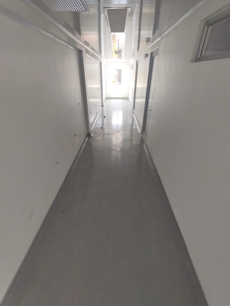 Piso de poliuretano cemento: piso – registro de obra 6, Montelíbano
