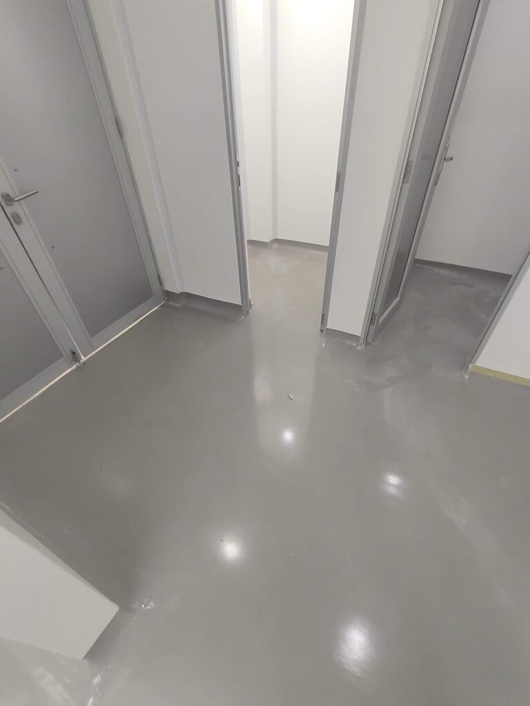 Piso de poliuretano cemento: piso – registro de obra 1, Montelíbano