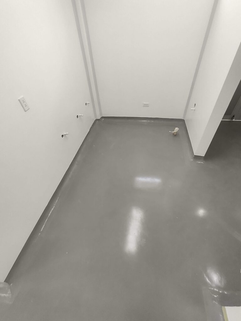 Piso de poliuretano cemento: piso – registro de obra 4, Montelíbano