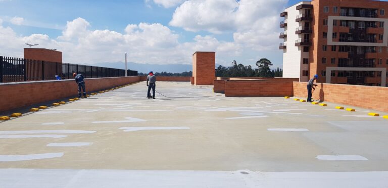 Impermeabilización de parqueadero con poliurea: parqueadero – registro de obra 4, Bogotá