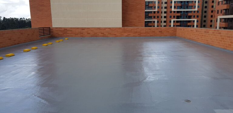 Impermeabilización de parqueadero con poliurea: parqueadero – registro de obra 2, Bogotá