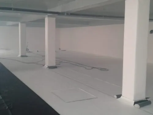 Edificio residencial — tanque membrana PVC Barranquilla