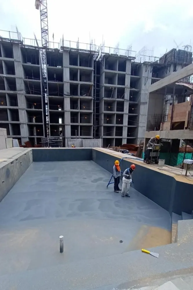 Poliurea en piscina