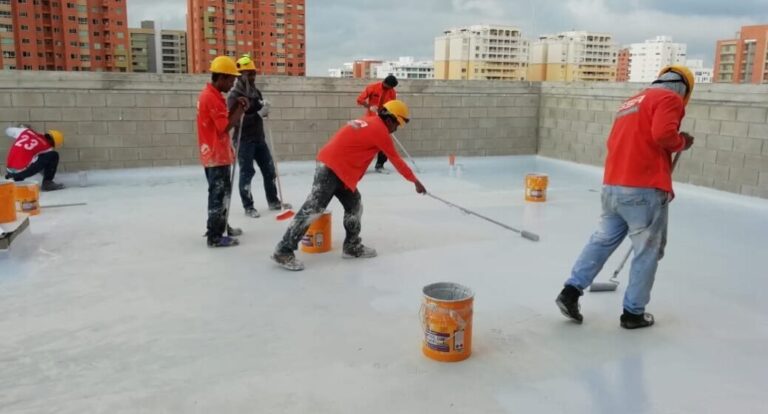 Impermeabilización con poliuretano: cubierta – registro de obra 15, Barranquilla