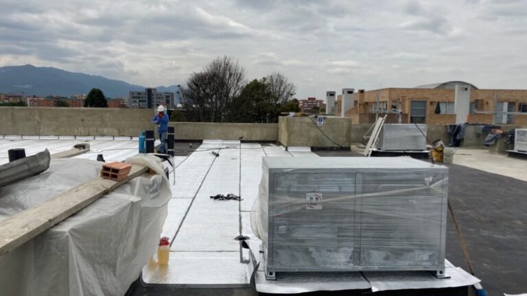 Impermeabilización con manto asfáltico: cubierta – registro de obra 3, Bogotá