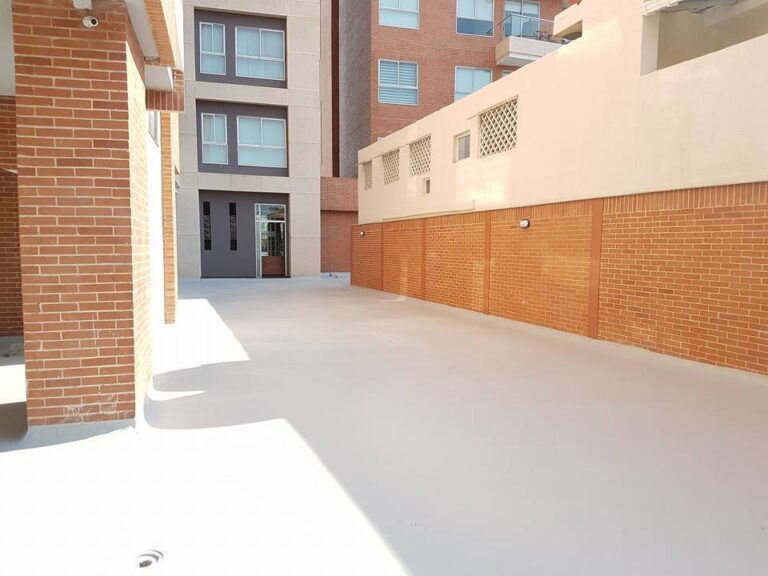 Impermeabilización de parqueadero con poliurea: parqueadero – registro de obra 1, Barranquilla