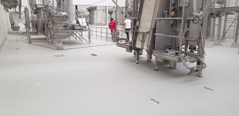 Piso de poliuretano cemento: piso de producción – registro de obra 3, Barranquilla