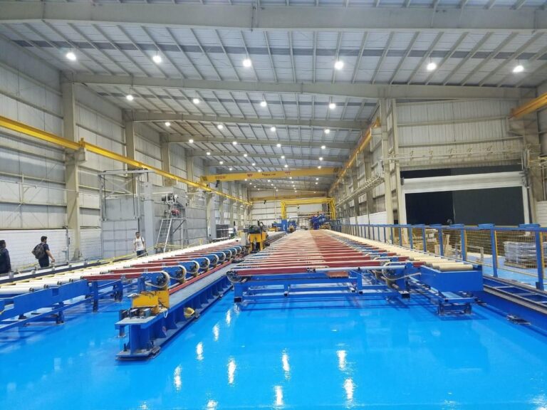 Piso epóxico con demarcación en planta industrial, Barranquilla – foto 2